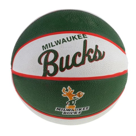 Piłka Wilson NBA Team Retro Milwaukee Bucks Mini Ball WTB3200XBMIL