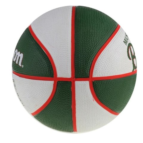 Piłka Wilson NBA Team Retro Milwaukee Bucks Mini Ball WTB3200XBMIL