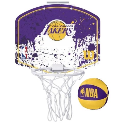 Tablica do koszykówki Mini Wilson NBA Team Los Angeles Lakers Mini Hoop WTBA1302LAL Tablica do koszykówki Mini Wilson NBA Team Los Angeles Lakers Mini Hoop WTBA1302LAL