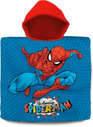 Ręcznik ponczo 60x120cm bawełniany Spiderman SPM-D37B Kids Euroswan