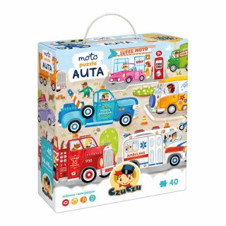 CzuCzu Moto puzzle Auta 40el 3+