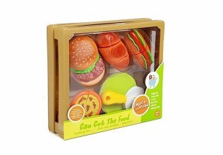 Zestaw Burger do krojenia na rzepy 4453 Lean Toys