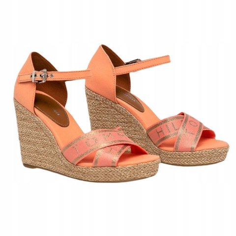Buty Tommy Hilfiger Tommy Metallic High Wedge Sandal W FW0FW04753 Buty Tommy Hilfiger Tommy Metallic High Wedge Sandal W FW0FW04753