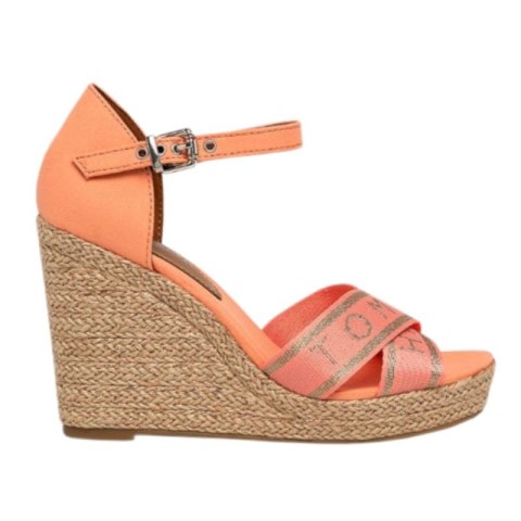 Buty Tommy Hilfiger Tommy Metallic High Wedge Sandal W FW0FW04753 Buty Tommy Hilfiger Tommy Metallic High Wedge Sandal W FW0FW04753