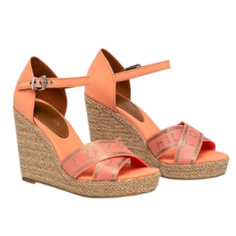 Buty Tommy Hilfiger Tommy Metallic High Wedge Sandal W FW0FW04753 Buty Tommy Hilfiger Tommy Metallic High Wedge Sandal W FW0FW04753