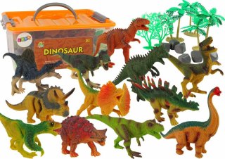 Dinozaury figurki 24 sztuki Lean Toys