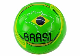 Piłka nożna BRASIL flaga Brazyli 24cm rozmiar 5 Lean Toys