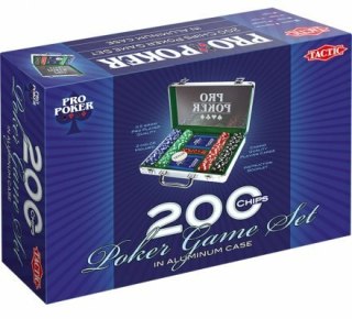 Pro Poker alu suit 200 żetonów 03090 TACTIC