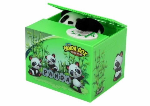 Skarbonka Panda nauka oszczędzania Lean Toys