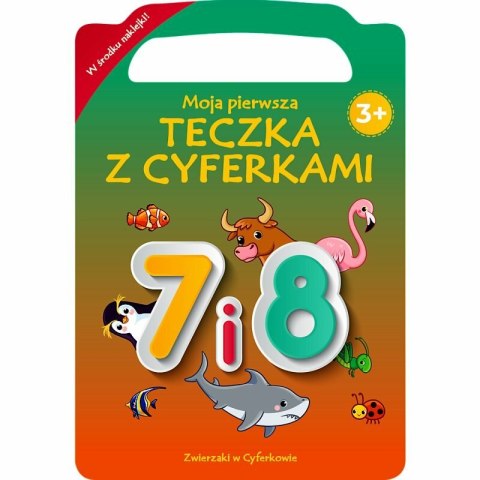 PROMO Zwierzaki w cyferkowie. Moja pierwsza teczka z cyferkami. 7 i 8 KS66669 Trefl