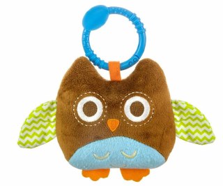 Zawieszka pluszowa Sówka - Happy owl 2552 brązowa