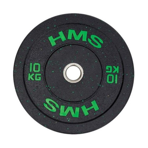 Talerz olimpijski HMS BUMPER GREEN 10 kg HTBR10