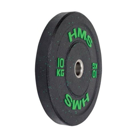 Talerz olimpijski HMS BUMPER GREEN 10 kg HTBR10