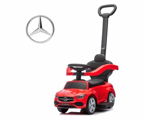 Jeździk z rączką Pojazd Mercedes C-Class S red czerwony Milly Mally