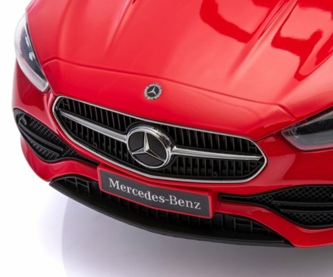 Jeździk z rączką Pojazd Mercedes C-Class S red czerwony Milly Mally