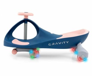 Jeździk grawitacyjny Gravity granatowo-różowy Milly Mally