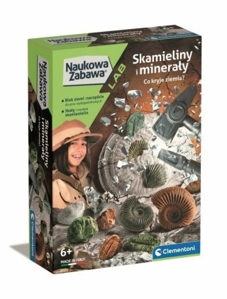 Clementoni Naukowa zabawa Skamieliny i minerały 50866