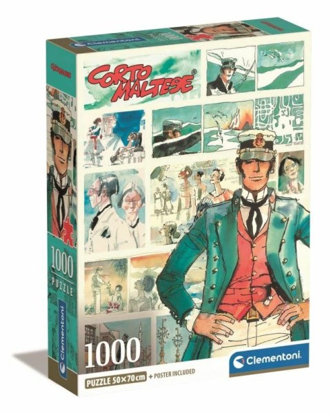 Clementoni Puzzle 1000el Compact Corto Maltese 39808