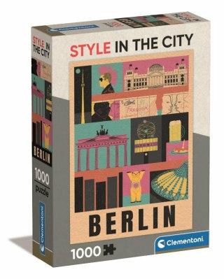 Clementoni Puzzle 1000el Compact Style in the city. Berlin 39845