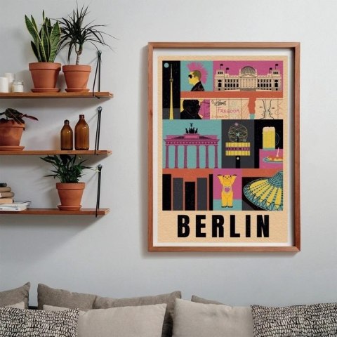 Clementoni Puzzle 1000el Compact Style in the city. Berlin 39845