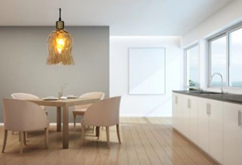 LAMPA SUFITOWA LUX POŁĄCZENIE SZKŁA I METALU LAMPA SUFITOWA LUX POŁĄCZENIE SZKŁA I METALU