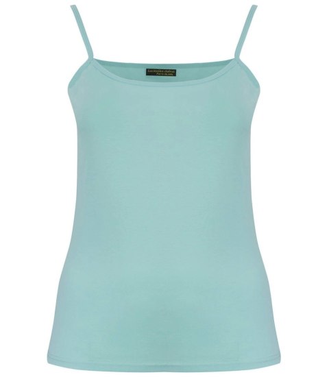 Damski top na ramiączka podkoszulka kolory (Zielony) 2XL/3XL Damski top na ramiączka podkoszulka kolory (Zielony) 2XL/3XL