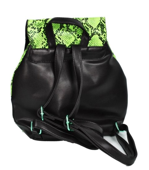 Designerski plecak ECO skóra węża NEON (Zielony) Designerski plecak ECO skóra węża NEON (Zielony)