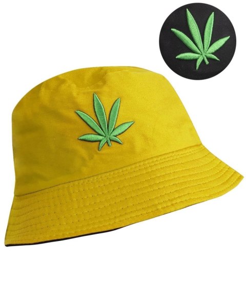 Dwustronny kapelusz turystyczny bucket hat 2w1 (Czarny) Dwustronny kapelusz turystyczny bucket hat 2w1 (Czarny)