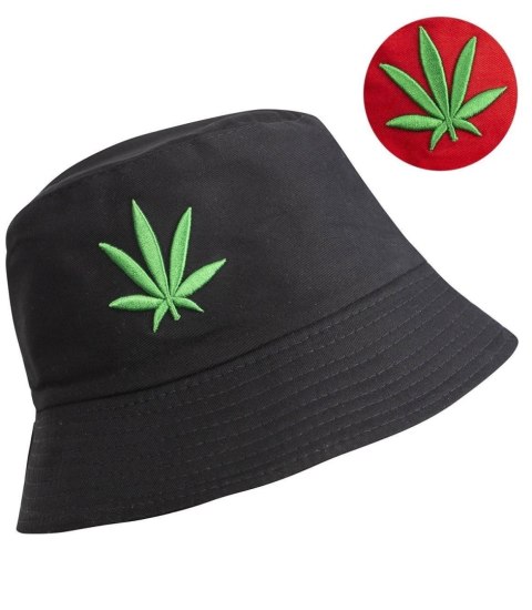 Dwustronny kapelusz turystyczny bucket hat 2w1 (Wielokolorowy)