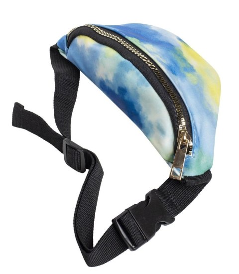 Dziecięca biodrówka nerka saszetka kolory TIE-DYE (Niebieski) Dziecięca biodrówka nerka saszetka kolory TIE-DYE (Niebieski)