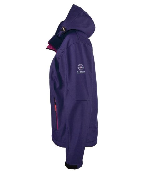 Sportowa kurtka damska softshell (Fioletowy) M (38) Sportowa kurtka damska softshell (Fioletowy) M (38)