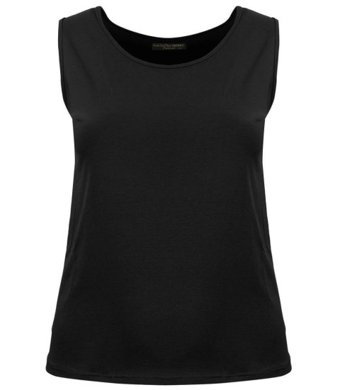 TOP Bluzka Koszulka PODKOSZULKA Plus Size (Czarny) 2XL/3XL TOP Bluzka Koszulka PODKOSZULKA Plus Size (Czarny) 2XL/3XL