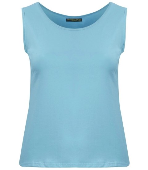 TOP Bluzka Koszulka PODKOSZULKA Plus Size (Niebieski) 2XL/3XL TOP Bluzka Koszulka PODKOSZULKA Plus Size (Niebieski) 2XL/3XL