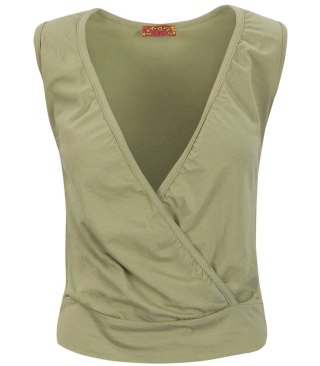 TOP bluzka T-shirt Głęboki DEKOLT Elegancki S (36)