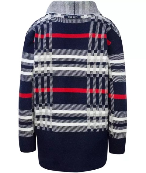 CIEPŁY Sweter Kardigan narzutka KRATA Elegancki (Granatowy) L/XL CIEPŁY Sweter Kardigan narzutka KRATA Elegancki (Granatowy) L/XL