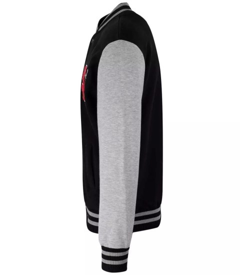 Ciepła bomberka bluza UNISEX bejsbolówka haft (Czarny) M (38) Ciepła bomberka bluza UNISEX bejsbolówka haft (Czarny) M (38)