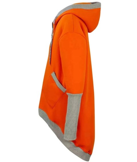 Ciepła oversizowa bluza PARKA dresowa (Pomarańczowy) Ciepła oversizowa bluza PARKA dresowa (Pomarańczowy)