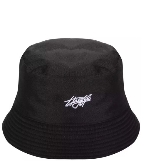 Dwustronny Kapelusz turystyczny BUCKET HAT napisy (Czarny) Dwustronny Kapelusz turystyczny BUCKET HAT napisy (Czarny)