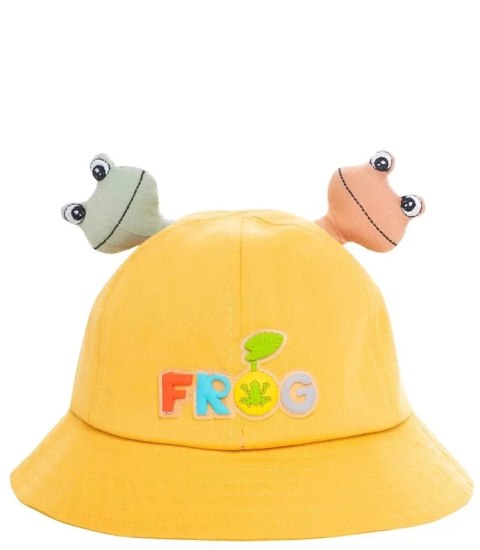 Dziecięcy Kapelusz czapka na gumkę żabki FROG (Żółty) Dziecięcy Kapelusz czapka na gumkę żabki FROG (Żółty)
