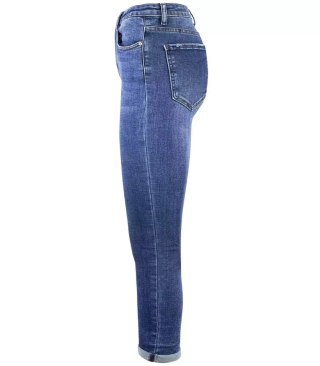 Wygodne elastyczne spodnie JEANSY SKINNY FIT (Niebieski) XL (42)