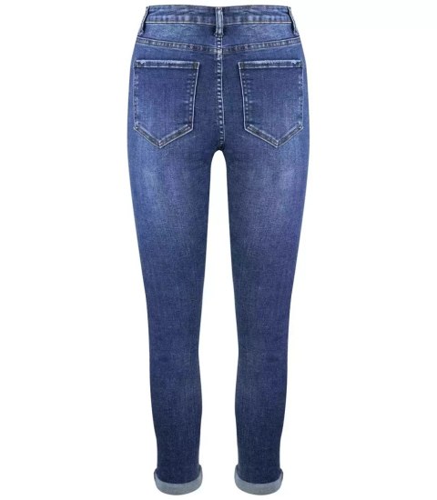 Wygodne elastyczne spodnie JEANSY SKINNY FIT (Niebieski) XL (42) Wygodne elastyczne spodnie JEANSY SKINNY FIT (Niebieski) XL (42)