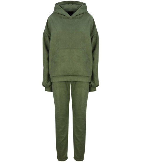 Zamszowy DRES komplet 2-częściowy BASIC (Zielony) Zamszowy DRES komplet 2-częściowy BASIC (Zielony)