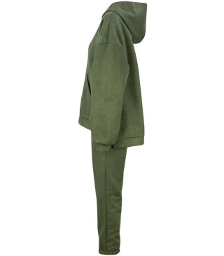 Zamszowy DRES komplet 2-częściowy BASIC (Zielony)