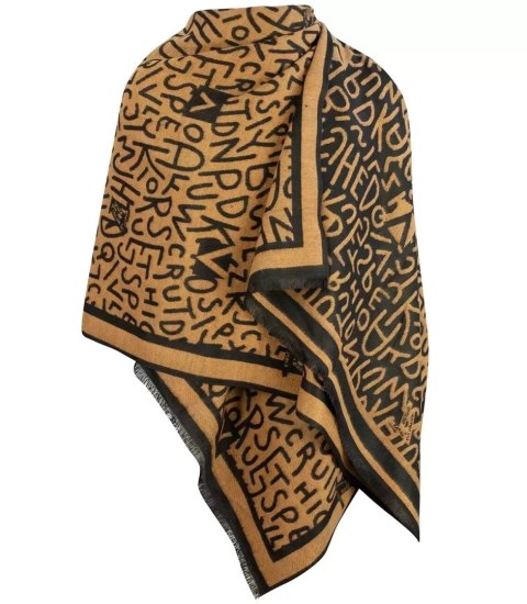 Szal szalik elegancka chusta pashmina LITERKI (Brązowy) Szal szalik elegancka chusta pashmina LITERKI (Brązowy)