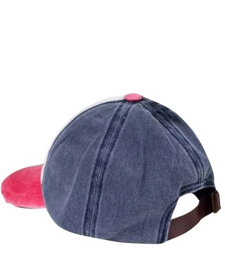 Czapka z daszkiem klasyczna DESTROYED LA unisex (Czerwony)