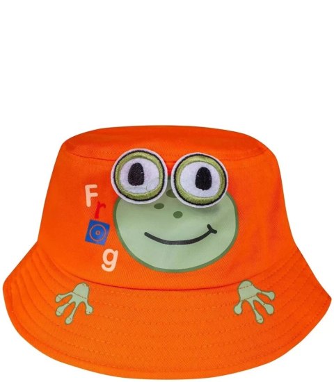 Dziecięcy Kapelusz czapka BUCKET HAT żabka (Pomarańczowy) Dziecięcy Kapelusz czapka BUCKET HAT żabka (Pomarańczowy)