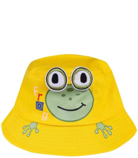 Dziecięcy Kapelusz czapka BUCKET HAT żabka (Żółty) Dziecięcy Kapelusz czapka BUCKET HAT żabka (Żółty)