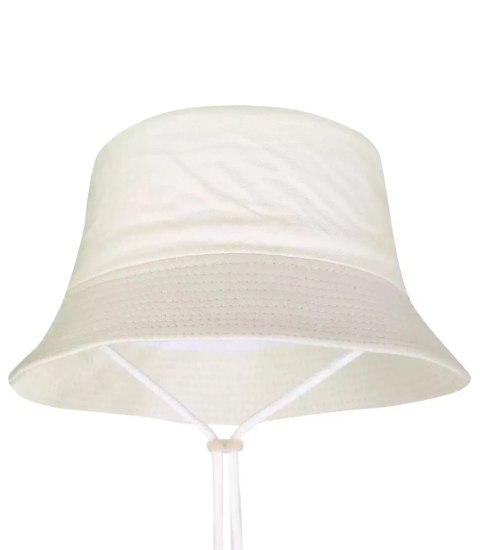 Dziecięcy kapelusz czapka BUCKET HAT jednokolorowa (Biały) Dziecięcy kapelusz czapka BUCKET HAT jednokolorowa (Biały)