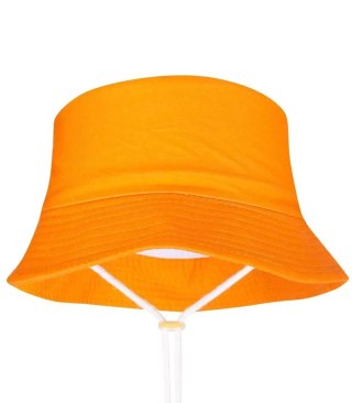 Dziecięcy kapelusz czapka BUCKET HAT jednokolorowa (Pomarańczowy)