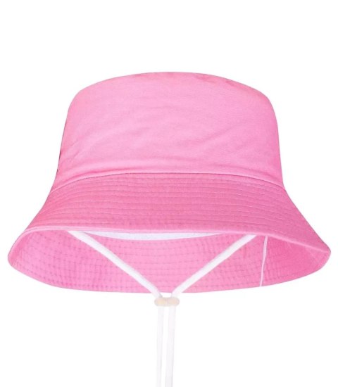 Dziecięcy kapelusz czapka BUCKET HAT jednokolorowa (Różowy) Dziecięcy kapelusz czapka BUCKET HAT jednokolorowa (Różowy)